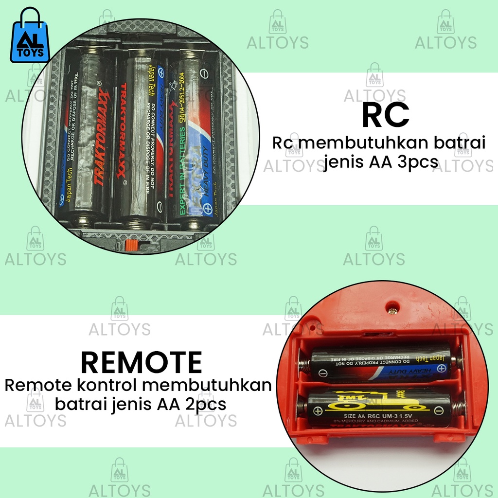 Mainan Remote Kontrol Mobil Polisi 2.7Ghz Skala 1:32 - RC Police Car