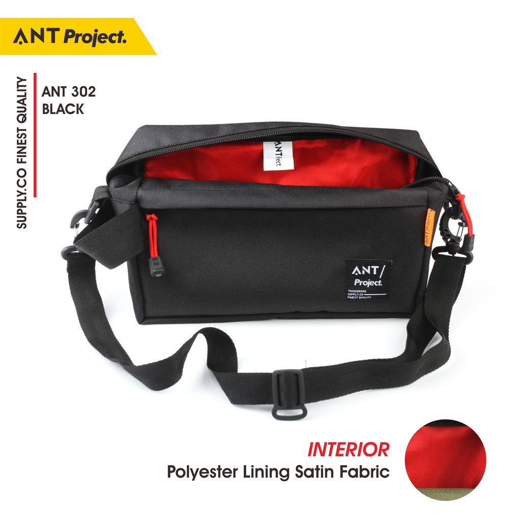 MiRAi Sling Bag Tas Selempang Distro Pouch Pria 3in1 Handbag Cowok Murah Kanvas Original