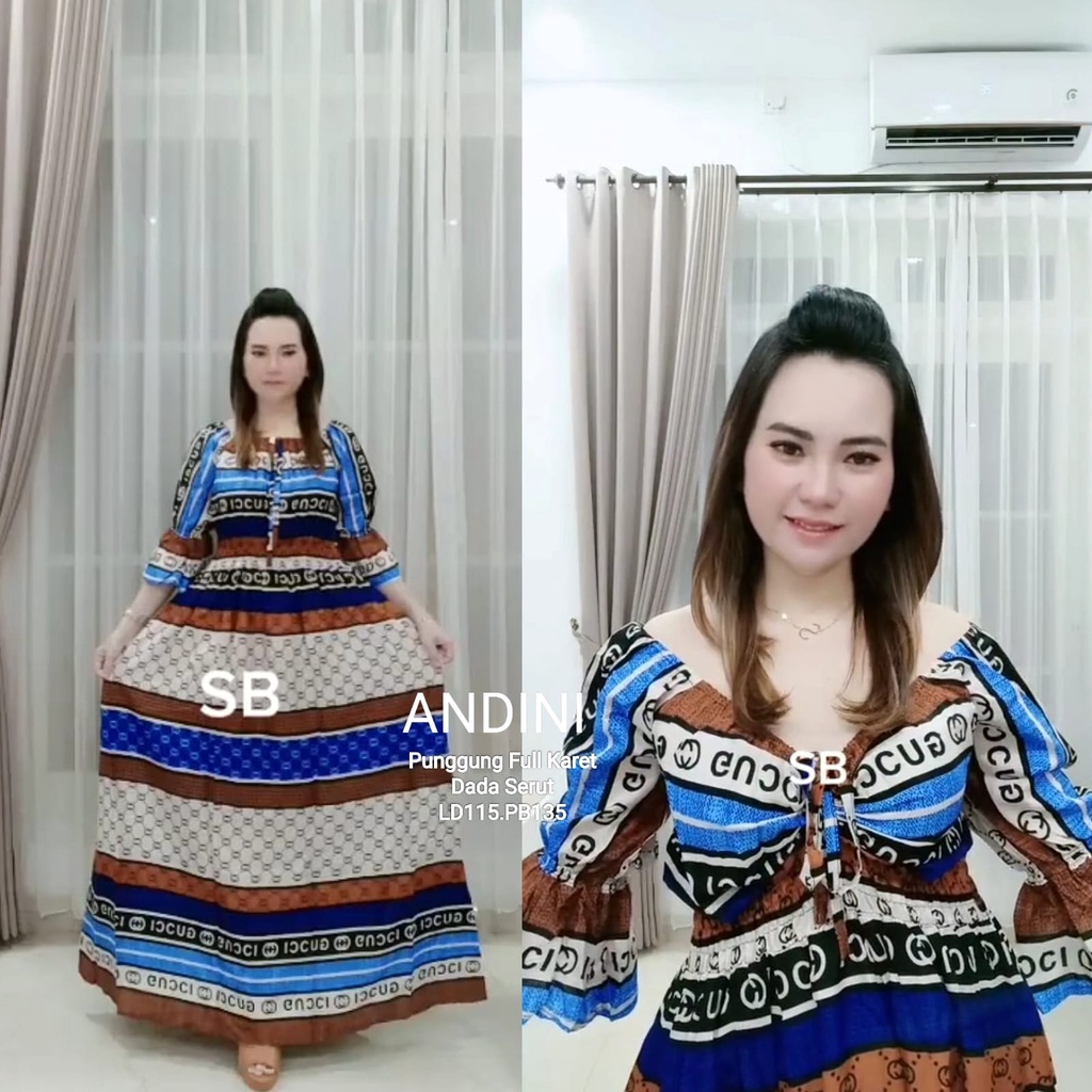 DRESS SERUT BALI/DRESS ANDINI/DRESS SERUT JUMBO/LONGDRESS SERUT BALI