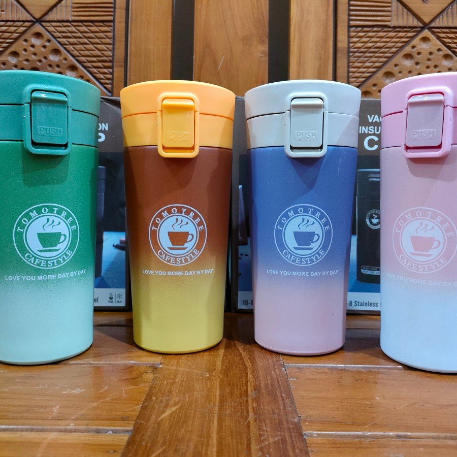 Termos Kopi ORIGINAL Travel Mug Coffee Tahan Air Panas &amp; Dingin Coffee Cup B46 Stainless Steel