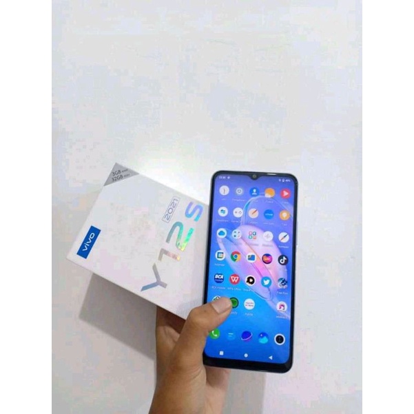 Promo 11.11 sale handphone vivo y12s 3/32 original second resmi garansi bonus tg&softcase