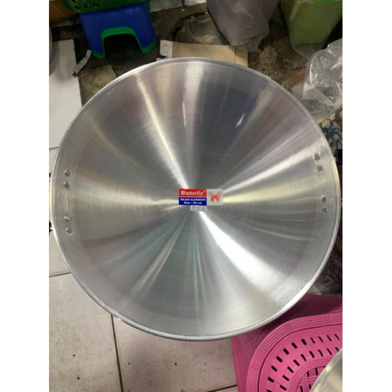 Penggorengan Wajan Kuali Aluminium Butterfly Ukuran 36 dan 40 cm