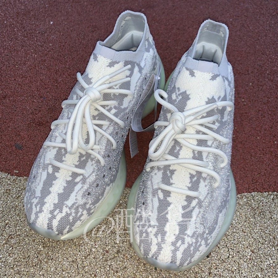 The adidas Yeezy Boost 380 Calcite Glow And Hylte Glow.