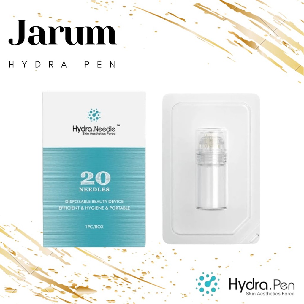 Hydra needle 20 pin stamp injeksi serum meso hydro needle 1 mm