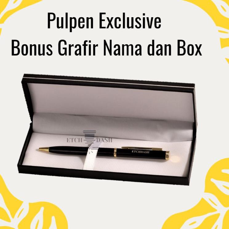 

Hot Sale Pulpen Eksklusif Grafir Nama/Logo + Box Pulpen Custom | Souvenir Pulpen - Pulpen si