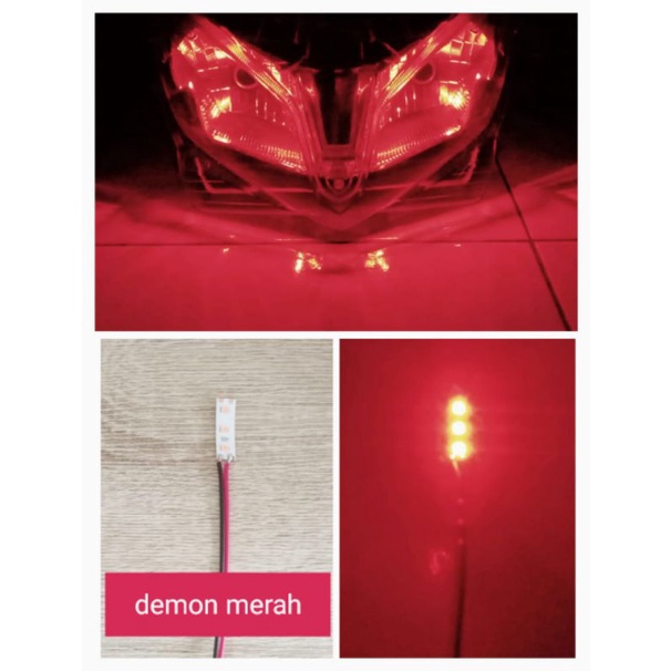 -DEMON 3 led merah