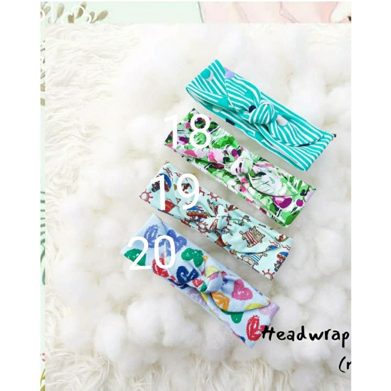 HeadWrap Motif Bayi dan Anak kshfasion