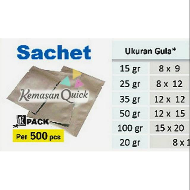 

SACHET Alu Min. 500pcs