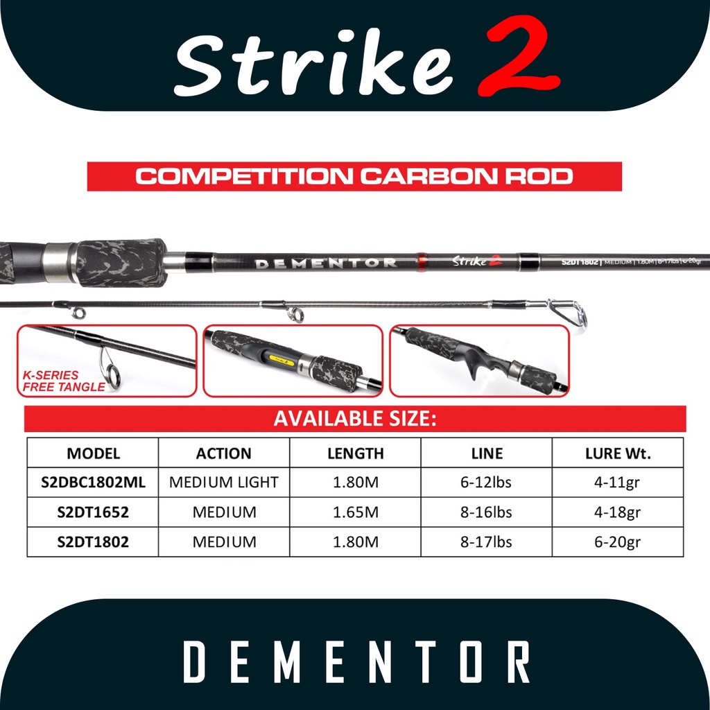 Joran Casting Merk Strike 2 Type Dementor Series