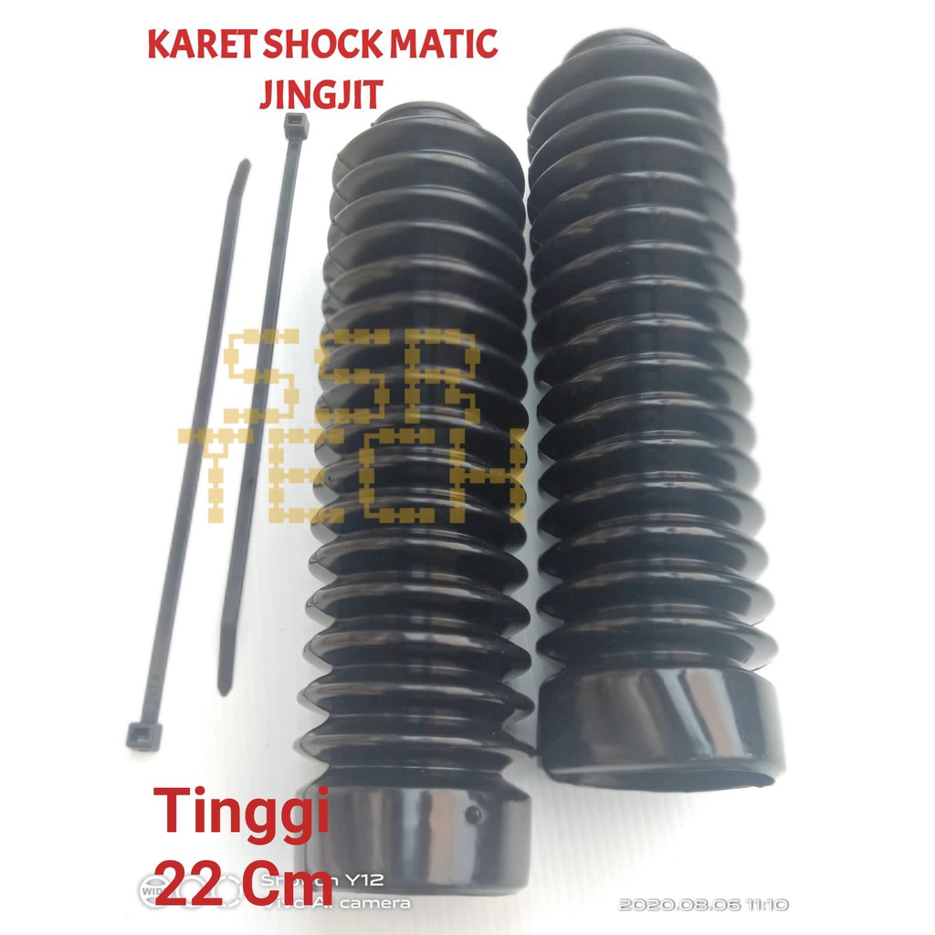 Karet Pelindung Cover Shock Depan Matic Tinggi 22 cm High Quality Anti Sobek