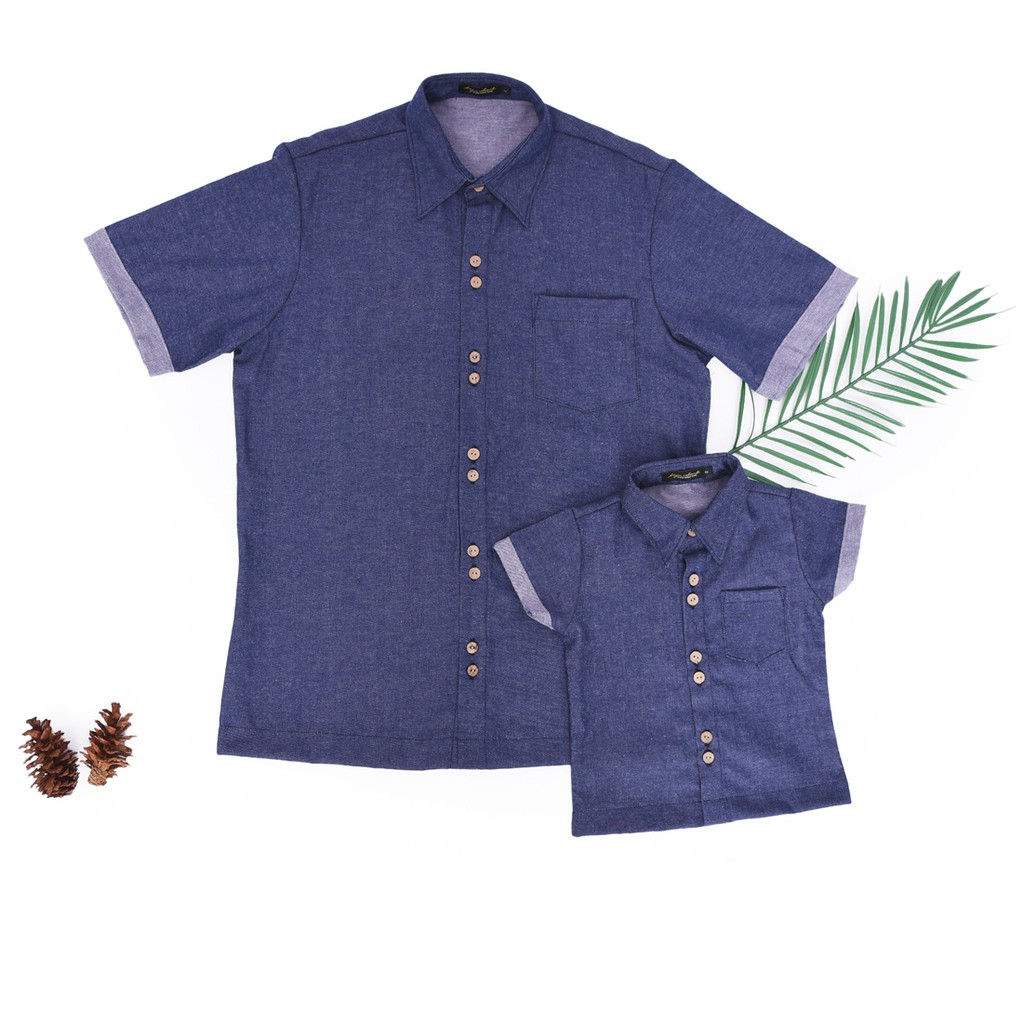 Baju Island- Little Bailey Dress Jeans Anak