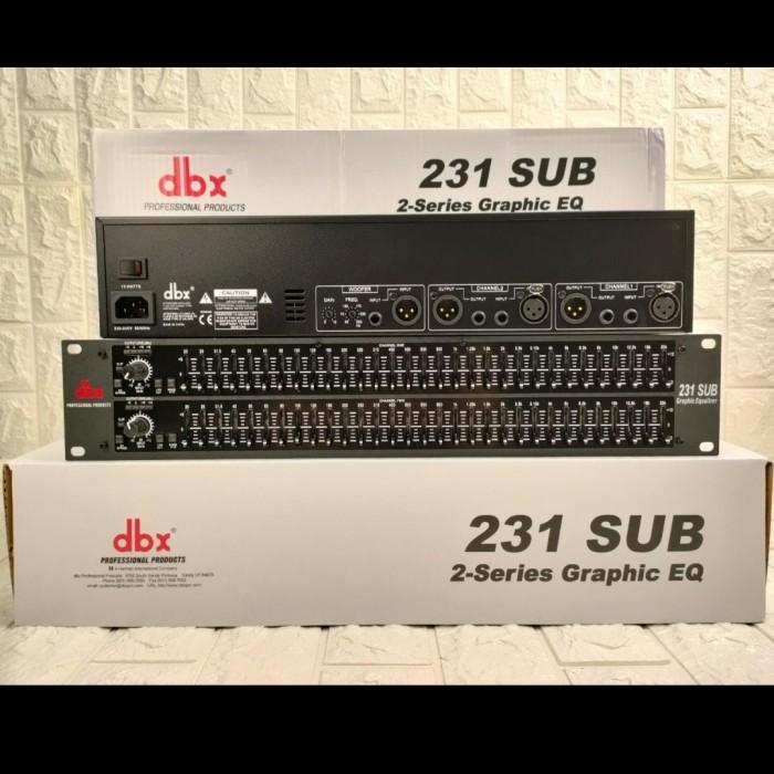 EQUALIZER DBX 231+SUBWOOFER/EQUALISER DBX 231 SUBWOOFER
