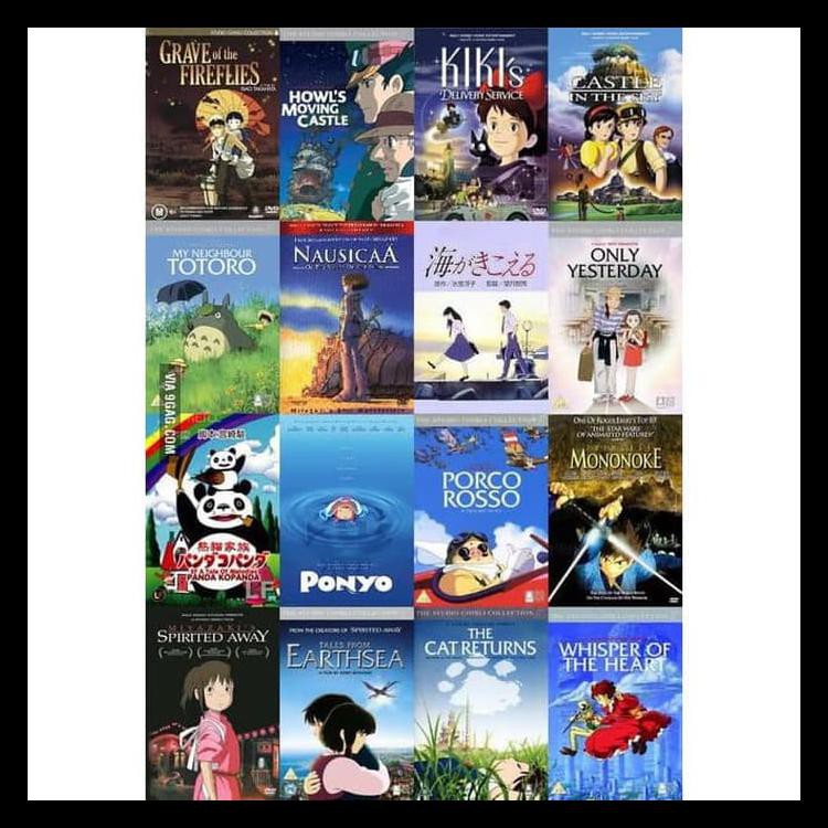 Film Dvd Studio Ghibli Movies 1984-2014 Text Indonesia Play Dvd Player Termurah