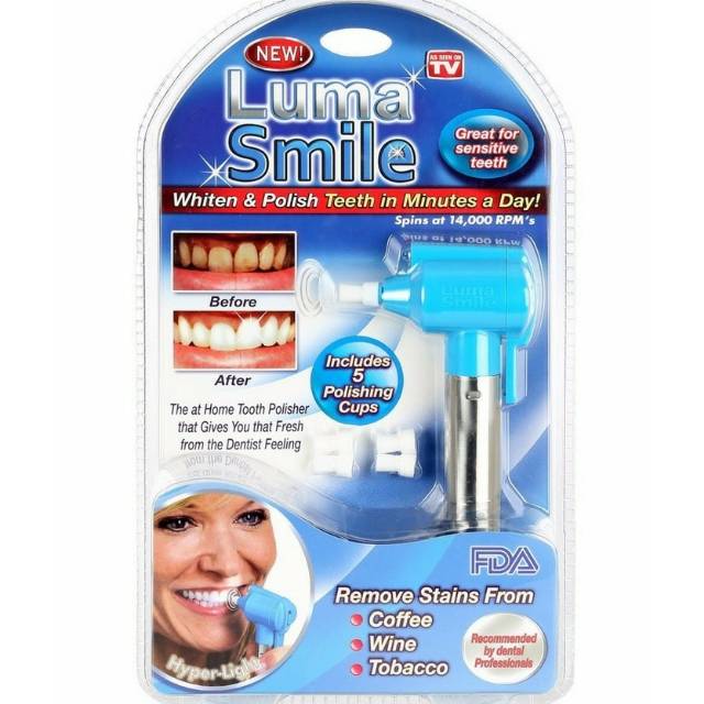 (COD) Pemutih Gigi Luma Smile / Whiten And Polish Teeth