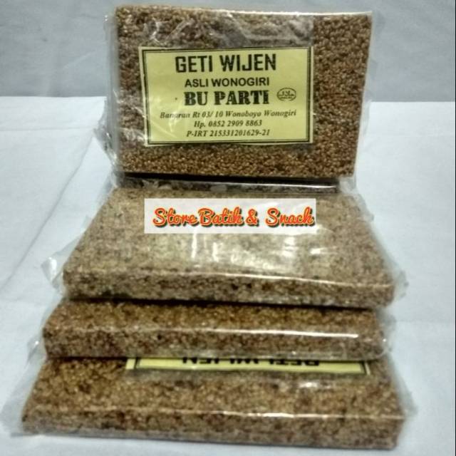

Store Snack Geti Wijen Asli wonogiri bu parti /Aneka Snack/Snack Murah/Snack Grosir/ Oleh Oleh Murah