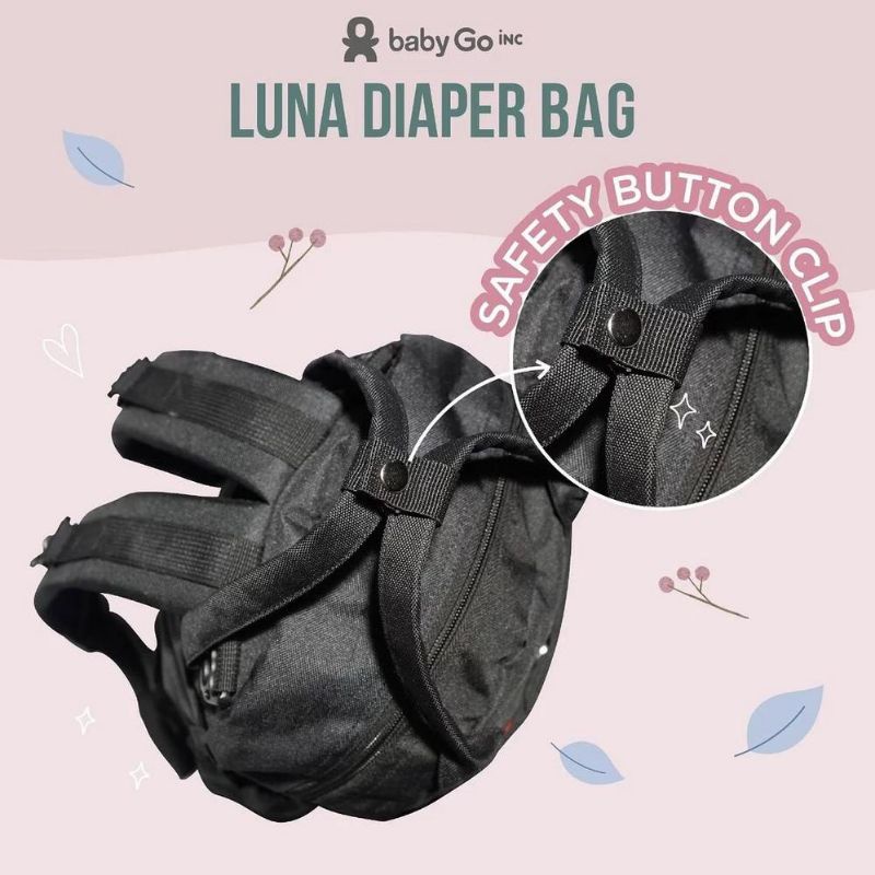 BabyGo Diaper Bag / BabyGo Organizer bag / BabyGo Luna diaper bag