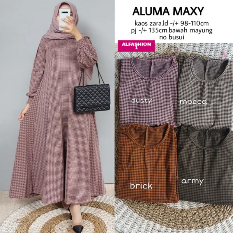 ALUMA  MAXY  original PRODUK BY ALFASHION