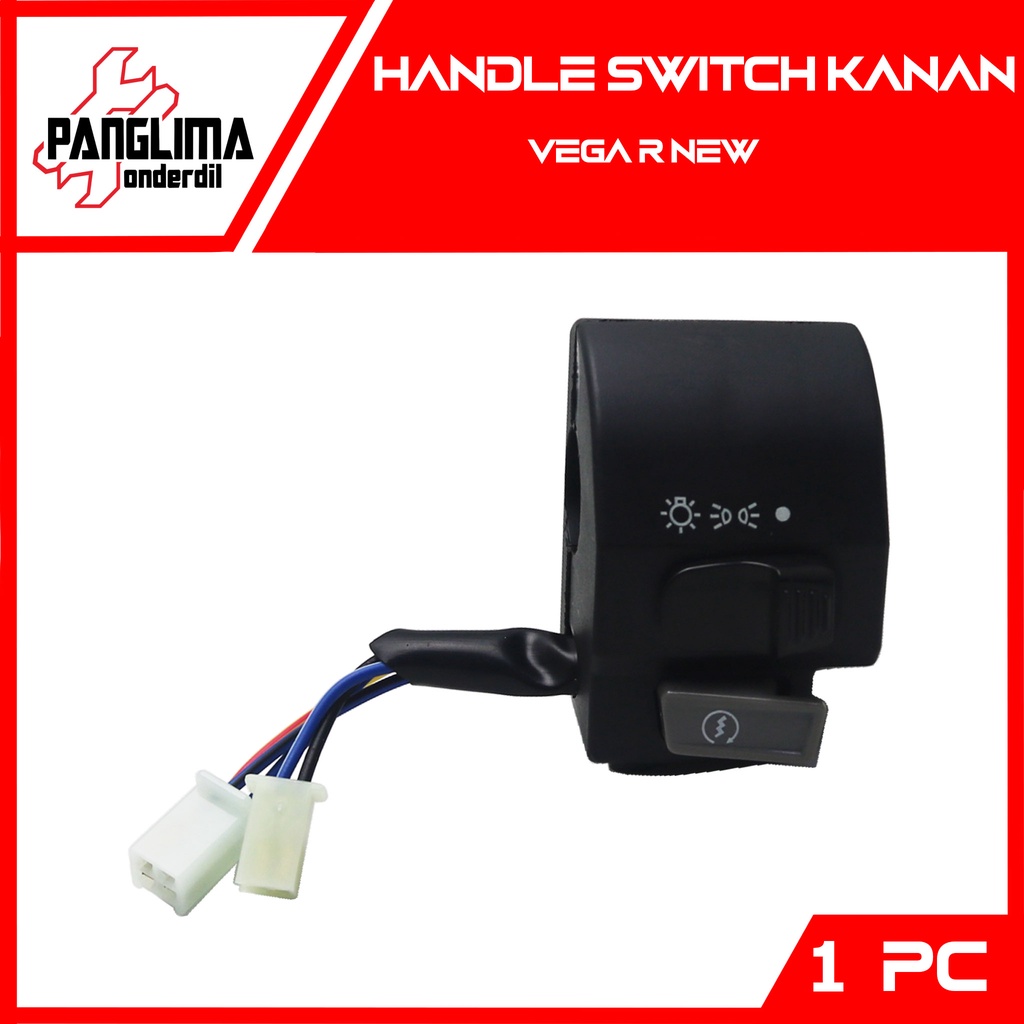 Handel Switch Kanan-Right Vega R New Handle-Hendle-Hendel On/Off Saklar-Tombol Lampu Depan Start-Starter