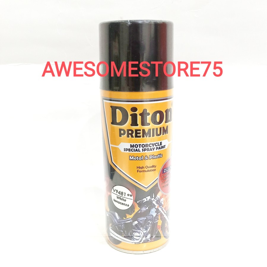 DITON PREMIUM ** V 9481 WHITE INNOCENZA VESPA Putih Cat Semprot Pylox Pilox