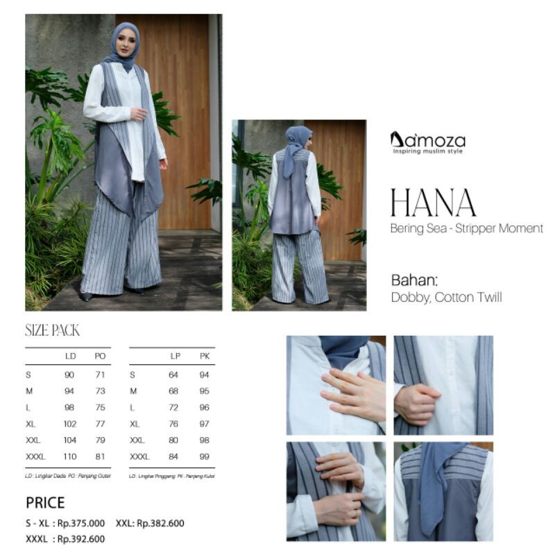 Stelan Dewasa Damoza Hana