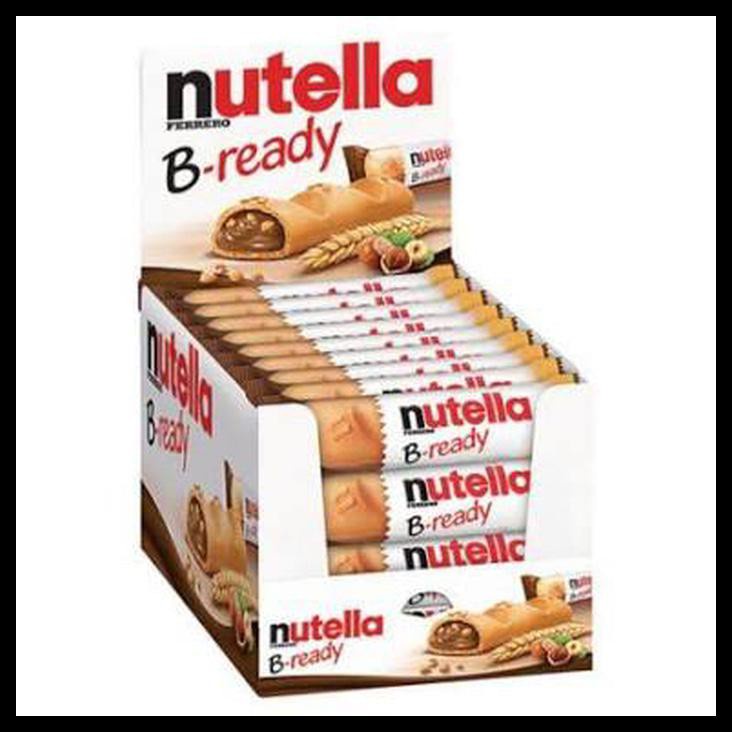 [HALAL] Nutella B-Ready 22gr / Nutela B ready Cokelat Hazelnut Bueno Wafer Chocolate T1