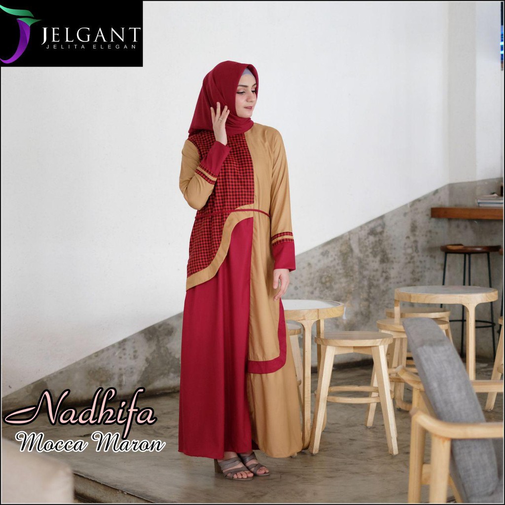 NADHIFA DRESS JELGANT GAMIS DAILY DRESS