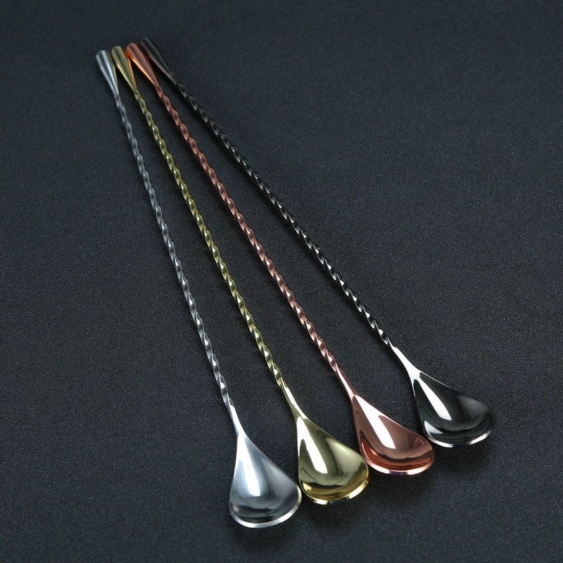 Sendok Aduk Bartender Cocktail Mixing Spoon 30 cm