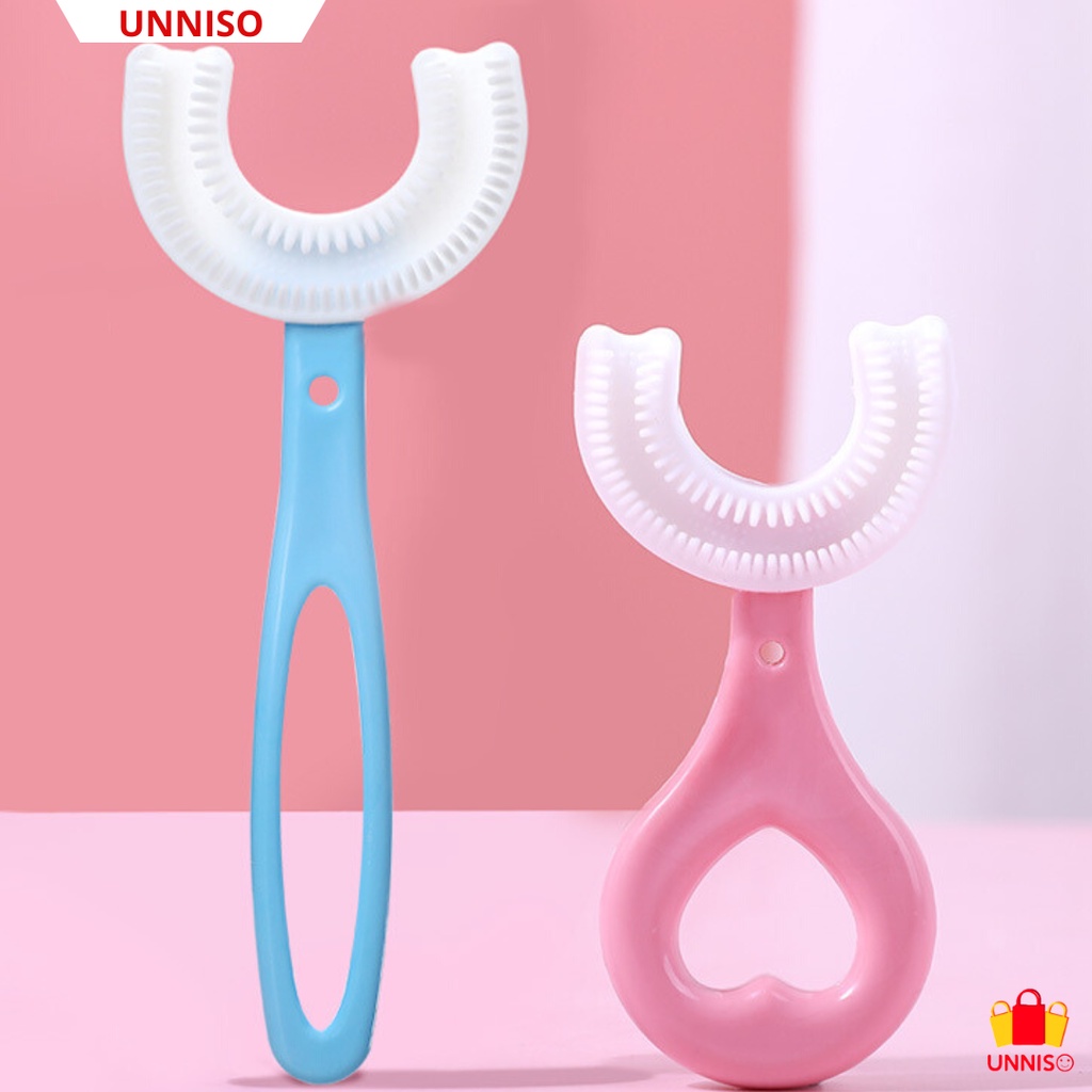 UNNISO - Sikat Gigi Silicone Anak Bentuk U SG3