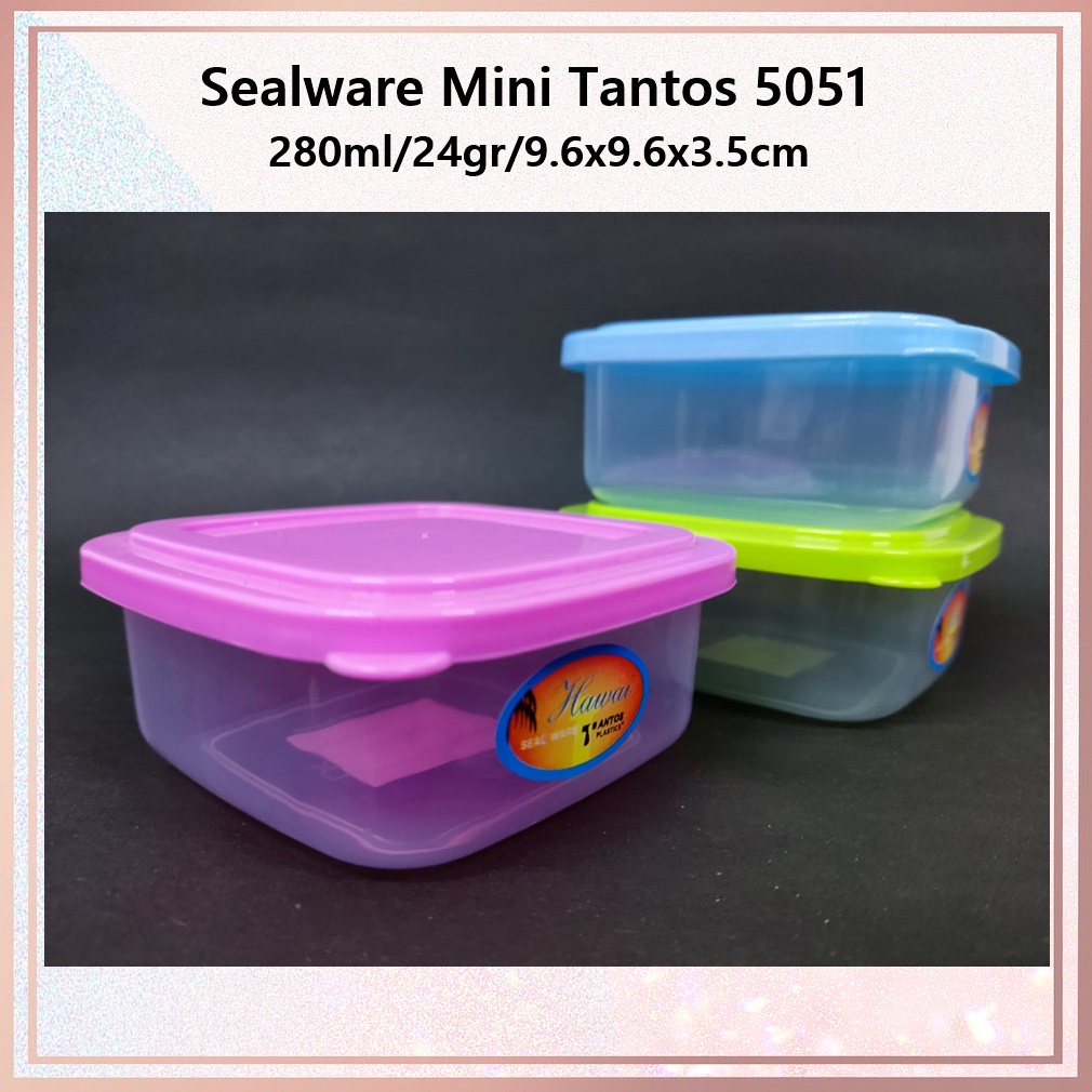 [1kg Muat 12pcs] Sealware/Toples Mini Hawaii Tantos 5051 280ml