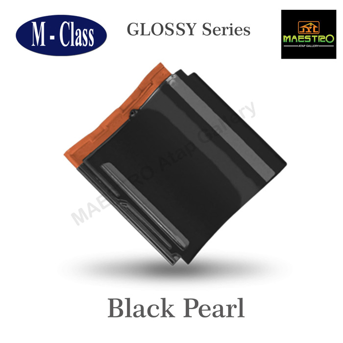 M-CLASS Genteng Keramik Glossy Black Pearl