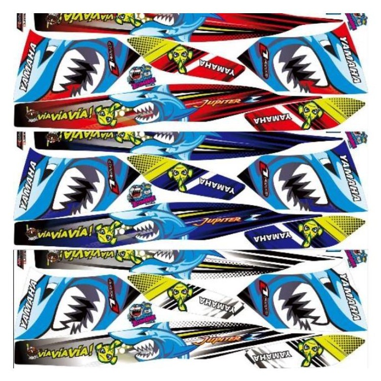 STRIPING  JUPITER Z SHARK STIKER JUPITER Z BURHAN JUPITER Z LAMA stiker motor  JUPITER Z HIU