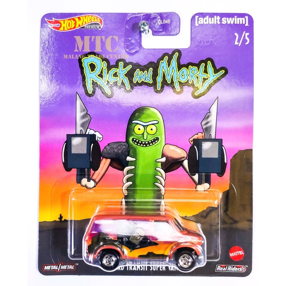 Hot Wheels Premium Ford Transit Super Van Rick and Morty