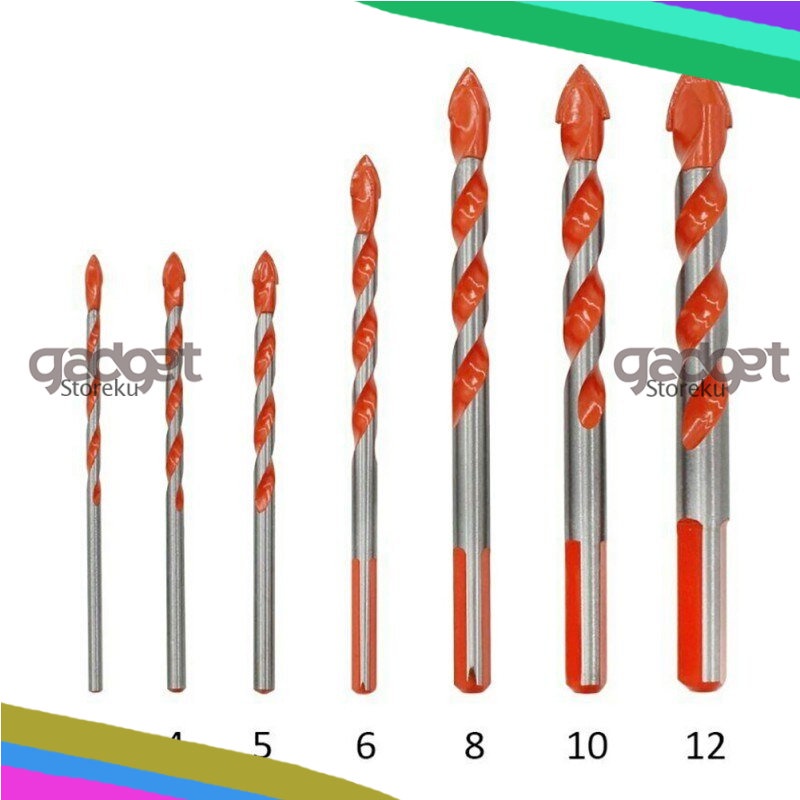 Mata Bor HSS Twist Drill Bit 3-12mm 7 PCS