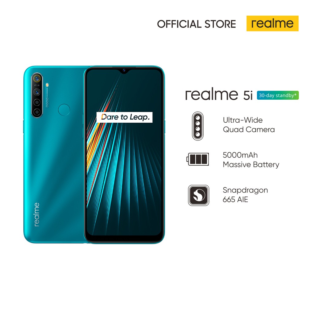 realme 5i 3/32GB [5000mAh Massive Battery, Ultra-Wide Quad Camera ...