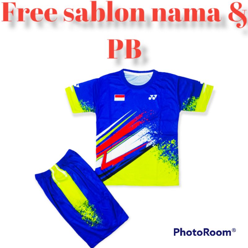 SETELAN BAJU BADMINTON ANAK/SETELAN JERSEY BADMINTON ANAK