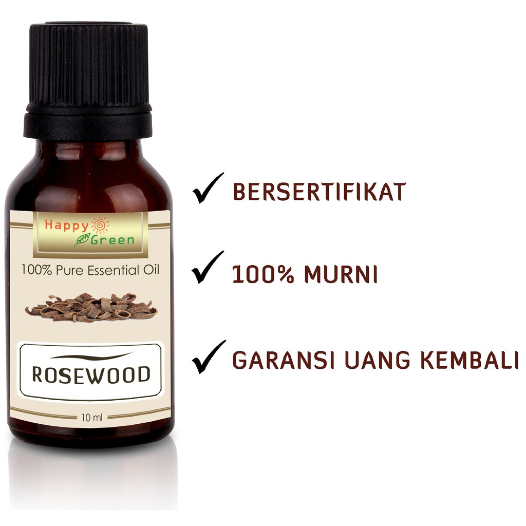 Happy Green Rosewood Essential Oil (10 ml) - Minyak Kayu Rosewood