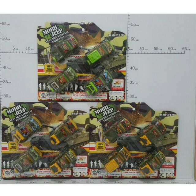 MAINAN MOBIL JEEP TENTARA
