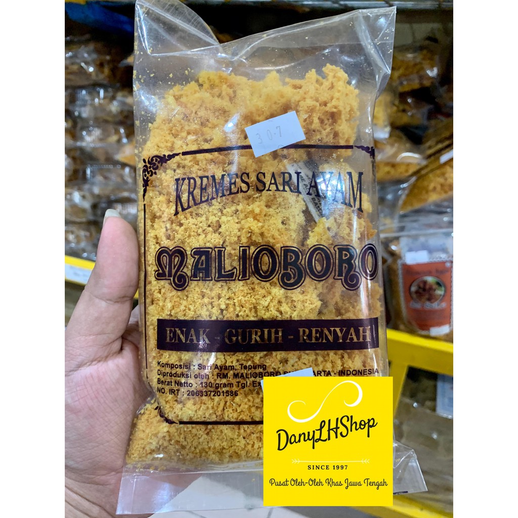 

Kremes Malioboro - Kremesan Malioboro Kemasan Plastik 130 gram