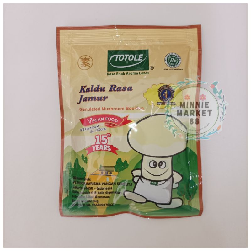 

Totole kaldu jamur 80 gram