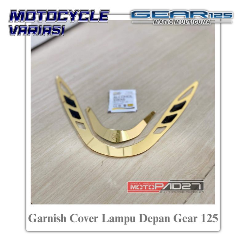 Garnish Lampu Depan Yamaha Gear 125 Cover Lampu Depan Yamaha Gear 2022