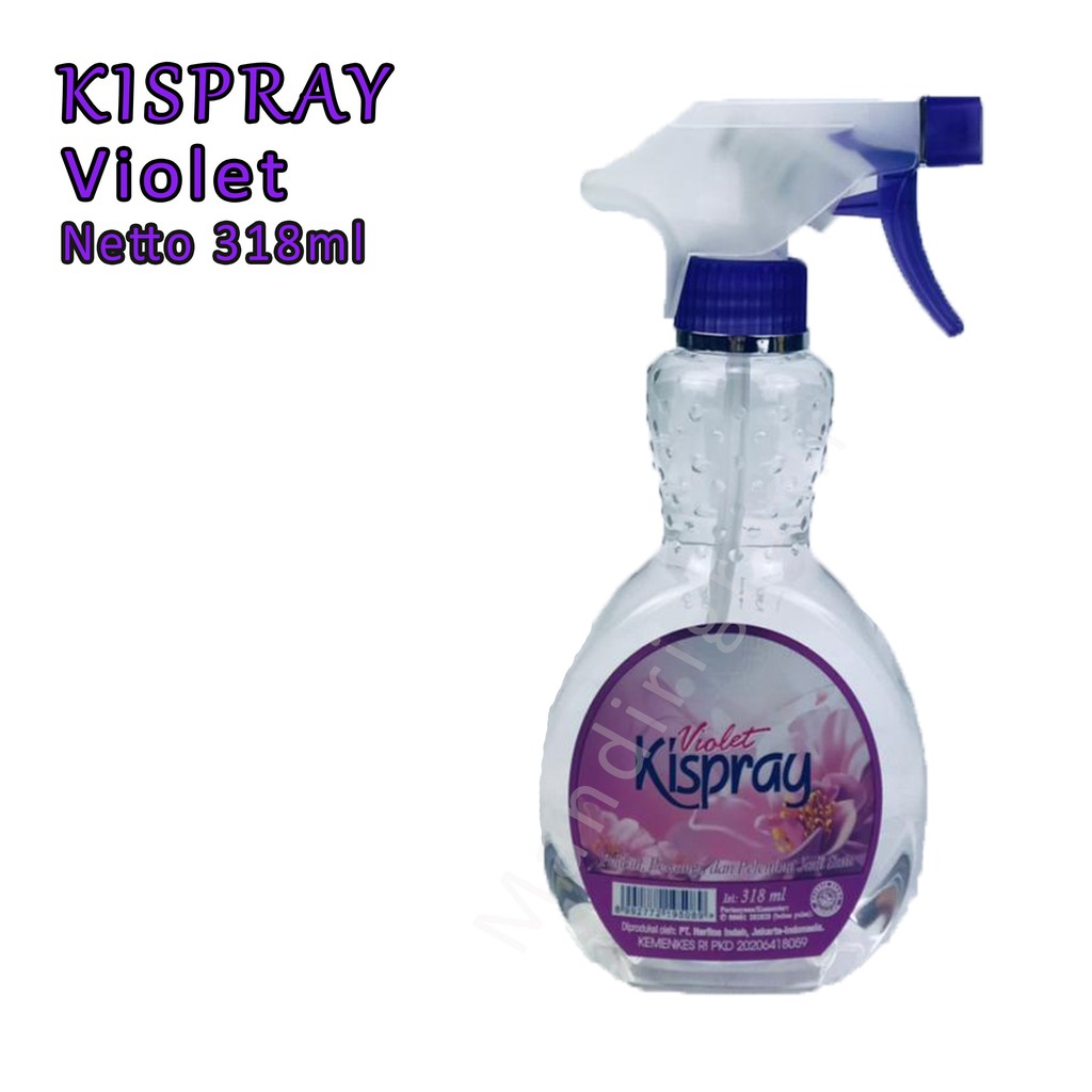 Kispray * Kispray Violet * Pelicin&amp;Pelembut pakaian * 318ml