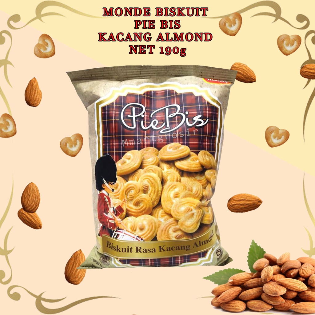 MONDE BISKUIT RASA KACANG ALMOND 190g