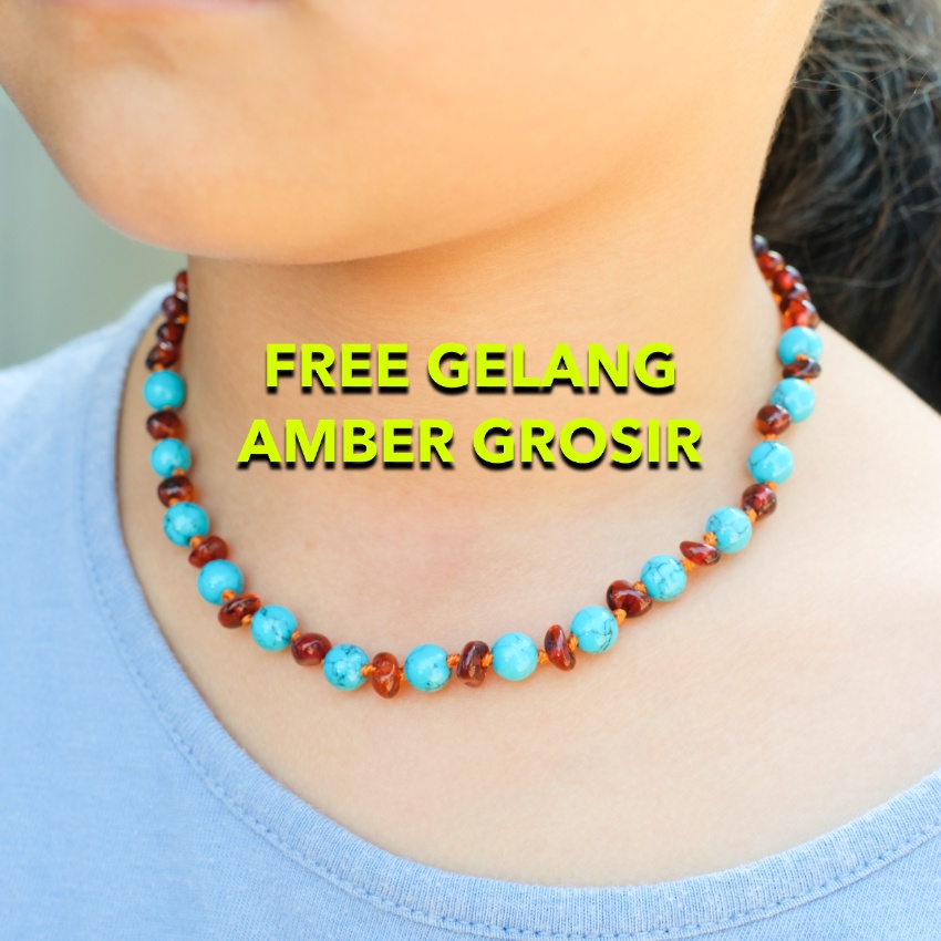 AMBER GROSIR - PROMO FREE GELANG AMBER - Kalung Amber Baltic
