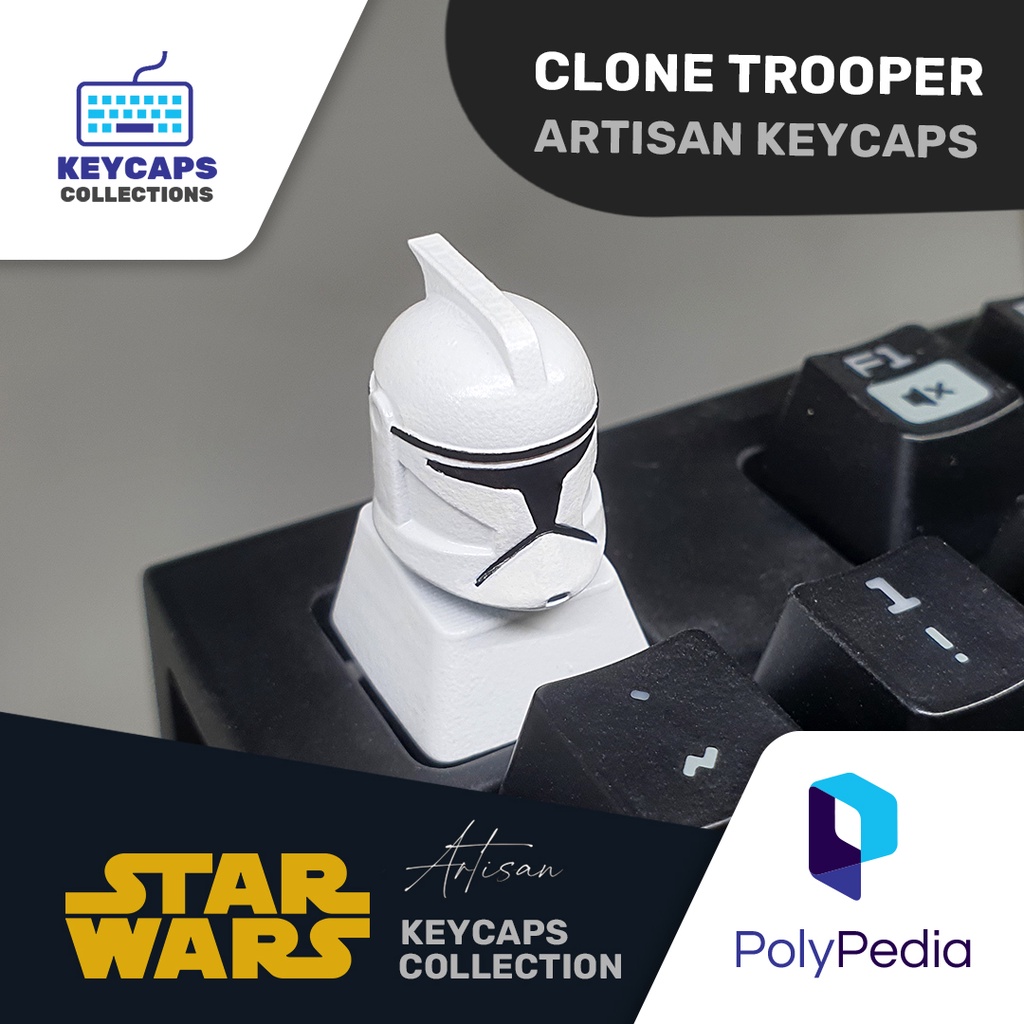 Star Wars Clone Trooper Artisan Keycap / Keycaps