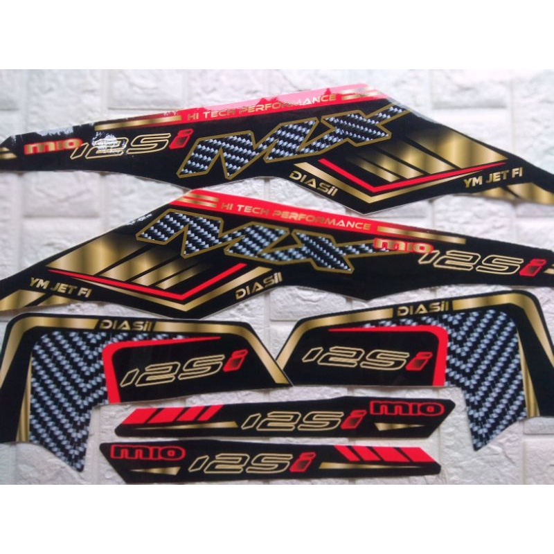 Striping solariz 125i sticker mio m3 mx 125i