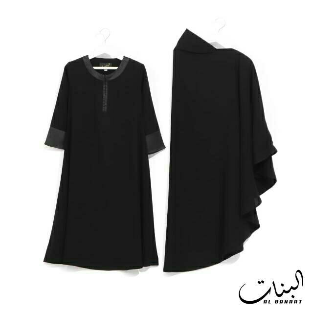 Abaya gamis anak lurex al banaat dari al arabian bisa set jilbab