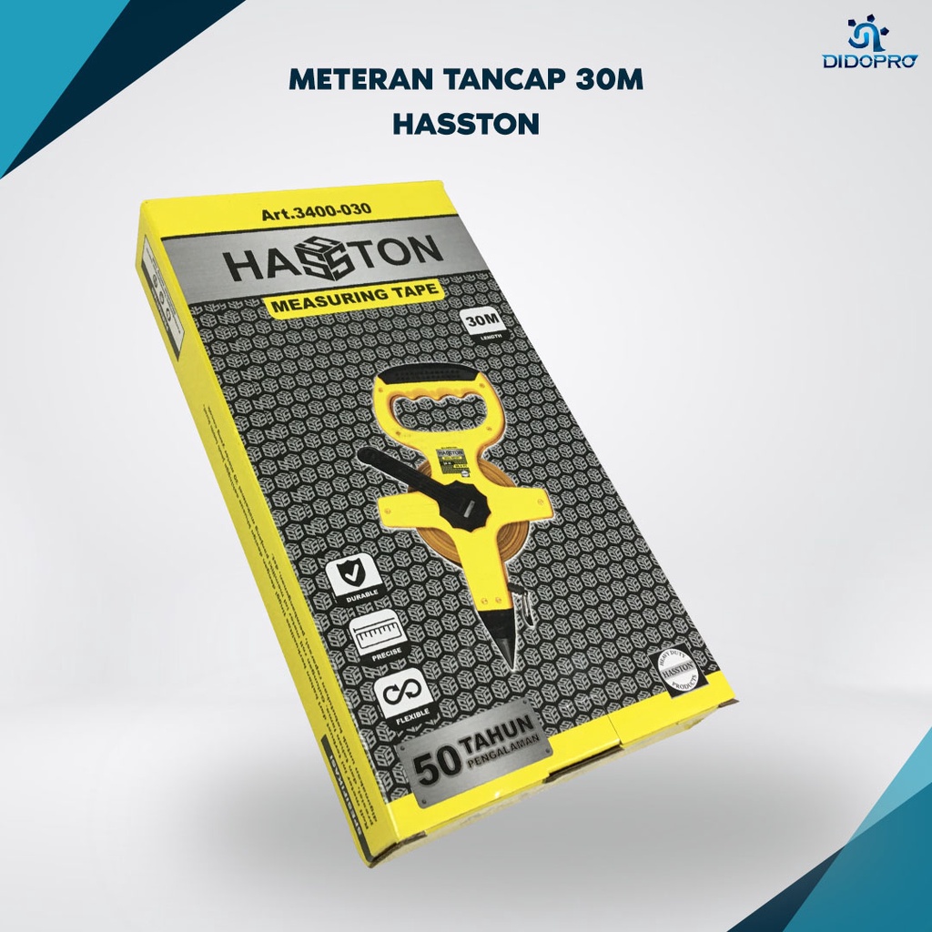 Meteran Roll Baja 30m Meteran 30 Meter Meteran Tancap Gulung Roll PROHEX