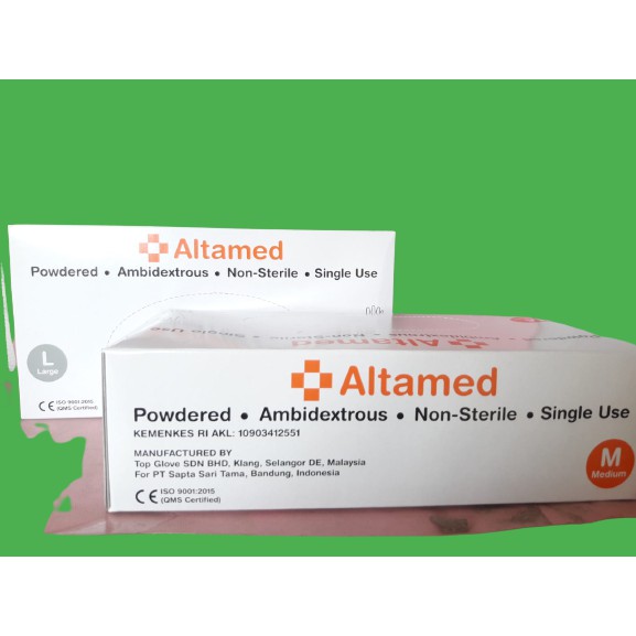 Altamed Latex Hand Glove