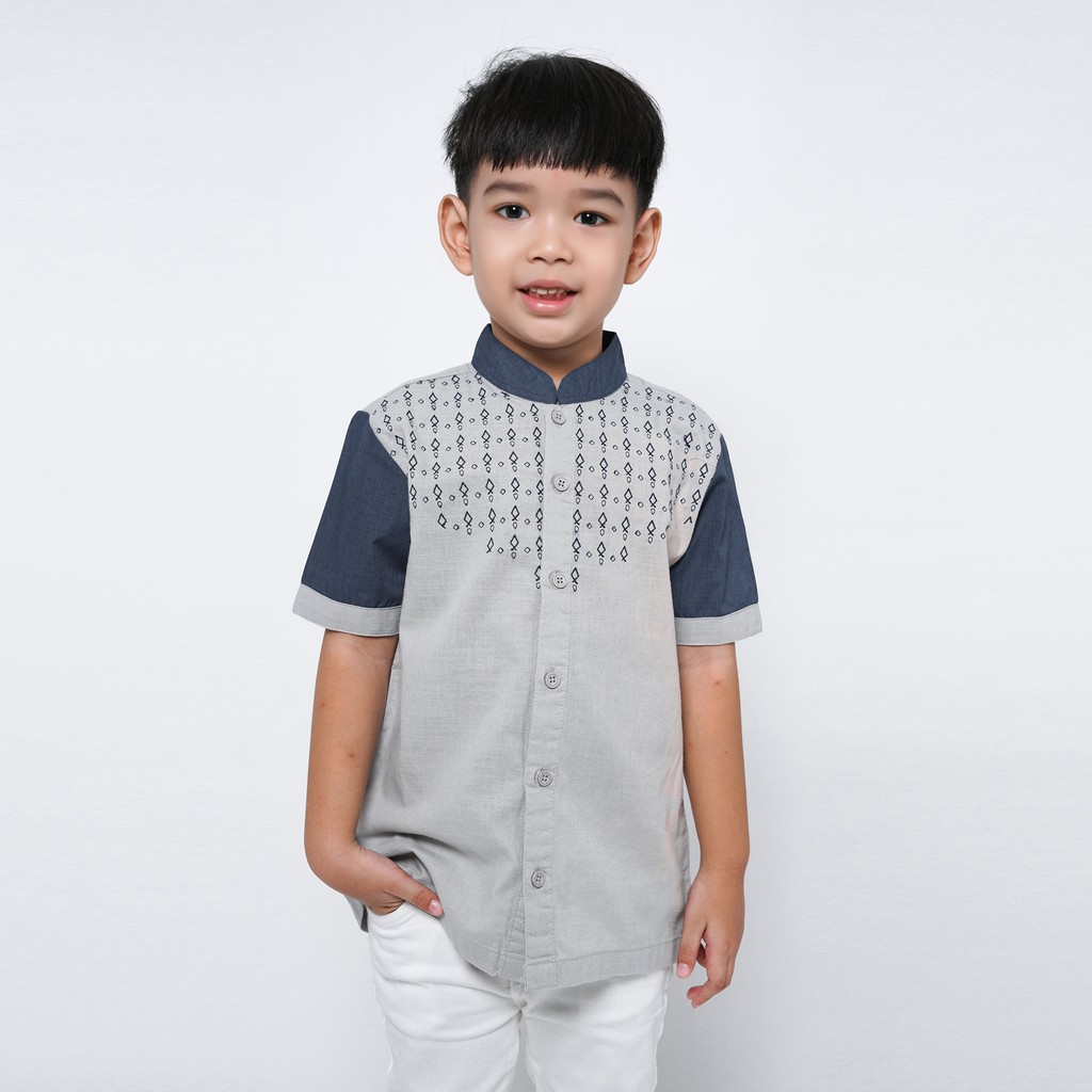 Baju Koko Muslim Anak Cressida Kid Boys X DailyDots - KJMS.J006