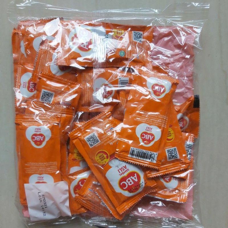 

Sambal ABC Stik Sachet 8 gr isi 22 pcs